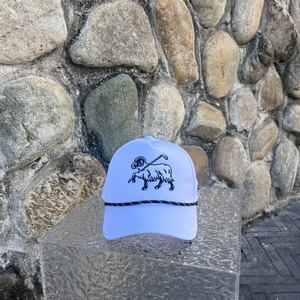 Divertida Gorra Trucker Bordada con Ovejas de Golf, Unisex, Ajustable, Blanca, Gorra de Béisbol Informal para Exteriores, Gorra para el Sol para Amantes del Golf - Product Image 3