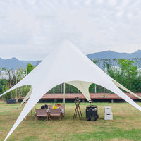 Tente de Toile Personnalisée pour Événements Extérieurs, Bâche de Protection Spider Lone Star pour Camping et Protection Contre la Pluie