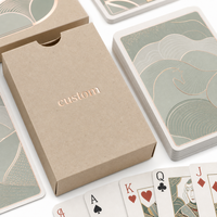 Cartes à jouer promotionnelles personnalisées, jeu de cartes en papier et emballage de marque pour événements et marketing B2B