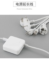 Câble d'extension universel pour prise UK US EU, 6 pieds (1,8 m), pour adaptateur secteur MacBook 45W 60W 85W, cordon de chargeur en stock, prêt à l'emploi