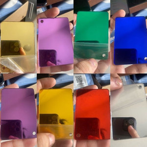 Customized Size Adhesive Wall Decor Acrylic Mirror <strong>Sheet</strong> 3mm Silver Gold Wall Sticker Acrylic Mirror Panel - Product Image 2