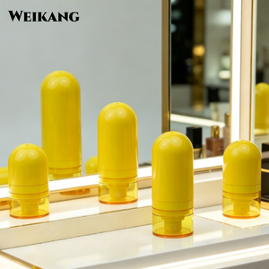 Luxury Thick Base Clear Glass Essential Oil Bottle with Black Gold Press Button Pump for Serum Perfume 50ml Cosmetic Packaging - Product Image 3