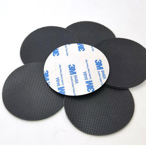 Bantalan kaki karet antiselip berperekat, bantalan perekat belakang <span class=keywords><strong>3m</strong></span>, bantalan kaki karet hitam ukuran dapat disesuaikan - Product Image 1