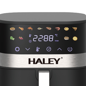Friggitrice ad Aria HALEY Grande 2800W con Schermo a Colori Full Touch, 8 Modalità Preimpostate, 360° °   Forno ad Aria Calda Senza Olio con Finestra Visibile, Certificato CE GS, OEM ODM Personalizzabile - Product Image 5