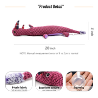 Jouet en peluche doux en forme de rhinocéros, jouet à mâcher pour chien, jouets interactifs pour animaux de compagnie