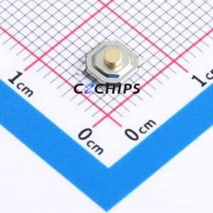 TS-1187A-B-D-B Tactile Switch SMD Switch Single Pole Single Throw Round Button 1.6N Vertical Mount - Product Image 1