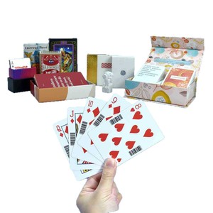Customized Cross-border Card Games Bilingual Chinese English Playing Cards Square Corners For Chess And Card <b>Entertainment</b> - Product Image 2