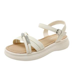 Sandalias de Plataforma con Tacón Grueso, Diseño Moderno, Transpirables, a la Moda, Cómodas y con Suela Suave para Mujer, Verano 2026 - Product Image 6