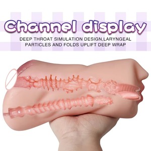 El más nuevo 3 en 1 masturbador masculino Copa Hombre <span class=keywords><strong>Vagina</strong></span> Juguete realista Juguetes sexuales Masajeador para hombres Látex - Product Image 2