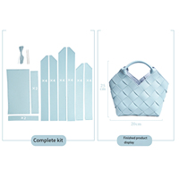Sac de tempérament de jouet fait main DIY tissé à la main Sac à main de grande capacité