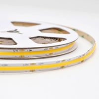 5V 12V 24V 8MM COB480 lumière blanche Usine personnalisée haute index cob bande lumineuse extérieure led flexible