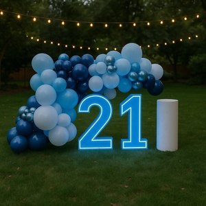 Nummer 4ft 5ft Groot Ensemble Led 3d Led Tent Letter Met Verlichting Led Lamp Letter Voor Bruiloft Aangepaste Verlichting Liefdesbrief - Product Image 4