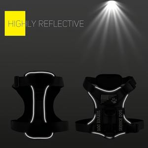 Kingtale Großhandel Custom No-Pull Reflective Tactical Hunde geschirr Heavy Duty Tactical Hunde geschirr für große Hunde - Product Image 6