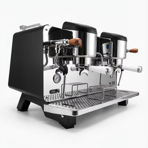 Chef Prosentials - Máquina de Café Espresso de Escritorio de Alta Calidad con 2 Grupos, Cafetera Espresso para Cafetería - Product Image 1