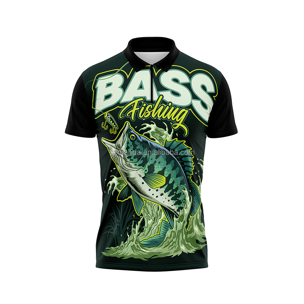 Maillot Protection UV Pêche Du Bar, Cadeau Personnalisé Pêcheur - CT17