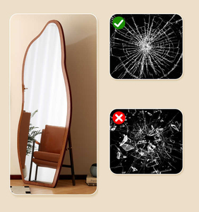 Personnalisé Grand Noyer Noir Naturel Bois Massif Moderne Design Pleine <span class=keywords><strong>Longueur</strong></span> <span class=keywords><strong>Dressing</strong></span> Debout Miroir Décoratif De Mariage - Product Image 5