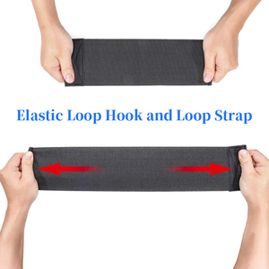 Bloqueador de cama de doble cara autoadhesivo respetuoso con el medio ambiente elástico ajustable debajo del parachoques del sofá para mascotas-Material de poliéster/nailon - Product Image 2