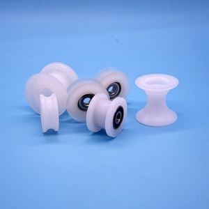 Wanbang Nylon Idler <b>Pulley</b> 100mm 1 Groove Industrial Guide Wheel For Manufacturing Plant - Product Image 2
