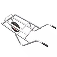 Chariot à une roue personnalisable en acier/métal, plateforme de transport pour outils, usage domestique et agricole, stockage, support OEM