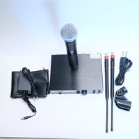 Système de microphone sans fil ULXD24-Beta58 avancé Récepteur numérique LED ULXD4 Ensemble portable ULXD2 534MHz-595MHz