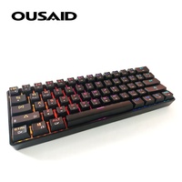 Keyboard Nirkabel Gaming Mekanik Teclado Gamer Keyboard Mini Nirkabel