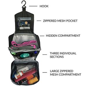 Muestra Gratis, Bolsa de Viaje Transparente para Cosméticos y Artículos de Aseo, Resistente al Agua, 30 Litros, para Camping - Product Image 6