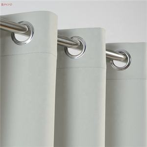 Rideaux d'obscurcissement de pièce rideaux occultants isolés thermiques Cortinas occultants rideaux occultants de couleur unie pour hôtels - Product Image 3