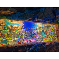 Decoración de Acuario de Resina de PU Resistente a la Humedad y a las Congelaciones, Arrecife de Coral Simulado, Suministros para Peceras