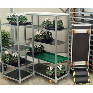 Chariots de présentation de jardin <span class=keywords><strong>Chariot</strong></span> de toit danois <span class=keywords><strong>Chariot</strong></span> d'usine directement Farmers Market Garden Shipping Danish Plant Trolley - Product Image 4