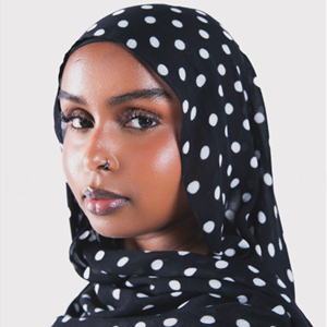 Nouveau Foulard <span class=keywords><strong>Hijab</strong></span> en Modal Léger Imprimé à Pois, Respirant, Tissé, pour Femmes, Quatre Saisons - Product Image 3