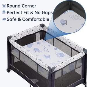 <span class=keywords><strong>ที่นอน</strong></span>เด็กอ่อนแบบเจลสองด้านพรีเมียม  พร้อมแผ่นรองนอนเมมโมรี่โฟม  สำหรับเตียงเด็กเล็ก  แบบพกพาได้ - Product Image 5