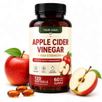 ODM OEM Aangepaste Formule Natuurlijke Appelazijn Softgel Capsules Fruitbron Voedingssupplement Immuunondersteuning Voeding voor Volwassenen