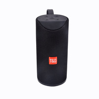 Vente directe usine de haut-parleurs Bluetooth en tissu, systèmes audio extérieurs étanches avec lecteur de carte, caissons de basses à double haut-parleur