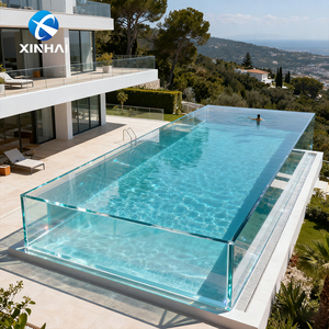 Paneles de Piso Acrílicos de 80 mm para <span class=keywords><strong>Piscina</strong></span> Infinita, Lámina Acrílica Transparente Gruesa - Product Image 1