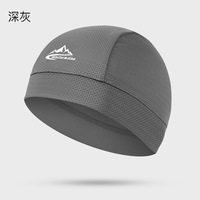 Gorro de Seda Fría para Deportes al Aire Libre de Verano, Gorra de Ciclismo de Secado Rápido, Forro para Casco, Gorro Tipo Beanie