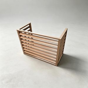 Couverture de <span class=keywords><strong>climatiseur</strong></span> en aluminium découpé au laser, sur mesure, pour extérieur, protection de la vie privée, anti-poussière, étanche - Product Image 1