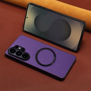 เค<span class=keywords><strong>ส</strong></span>โทรศัพท์หนัง<span class=keywords><strong>ส</strong></span>ำหรับ Samsung Galaxy S26 Plus รองรับการชาร์จไร้สายแบบแม่เหล็ก - Product Image 2