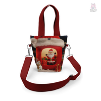 Tas selempang kanvas portabel, dompet tas tangan Anime portabel tampilan tinggi mudah cocok, tas selempang hadiah
