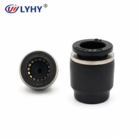Série LYHY PPF – Raccords pneumatiques personnalisés de haute qualité pour cylindres à air/vide, embouts à enfoncer en PU/PA, compatibles avec les raccords pneumatiques Max.