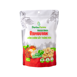 Wholesale <b>Bulk</b> 100% Natural Freeze-Dried Rambutan Preserved <b>Sweet</b> Crispy Slices Vietnam Healthy Vacuum Pack Fruit Snacks - Product Image 1