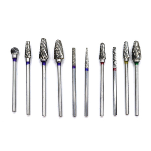 10PCS Assorted Dental Lab Tungsten Carbide Grinding Cutting <strong>Burs</strong> Kit