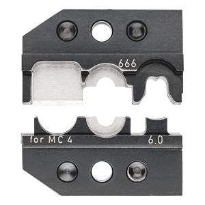 KNIPEX 97 49 66 6 Matrice de sertissage pour connecteurs de câbles solaires MC4 (Multi-Contact) coupe-dénudage-sertissage - Product Image 1