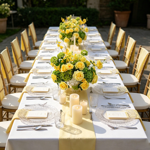 DKB Wholesale Wedding Centerpieces Table Decorations Silk <b>Artificial</b> Yellow Green <b>Flower</b> Ball for Wedding Decoration - Product Image 1