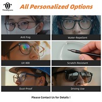 Verres Optiques de Haute Qualité pour Prescriptions Progressives Claires, Traitement Asphérique UC & HC, Excellent Effet Visuel