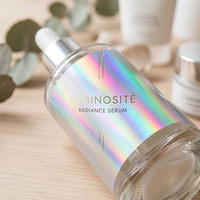 Etiquetas Adhesivas Holográficas Lisas Personalizadas en Rollo |   Pegatinas Holográficas Impermeables con Efecto Arcoíris para Botellas de Cosméticos y Cajas de Regalo