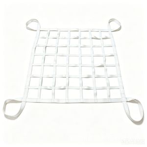 Red de elevación de UHMWPE de alta resistencia, tejida en color blanco, para protección industrial y fijación en el transporte. - Product Image 1
