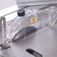 NEWEEK scie à panneau à table coulissante pour la coupe de précision du bois à degré de levage manuel