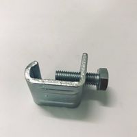 Collier de serrage à ressort réglable M8 en acier galvanisé noir avec revêtement en poudre, capacité de charge 200 kg, pour ventilation métrique