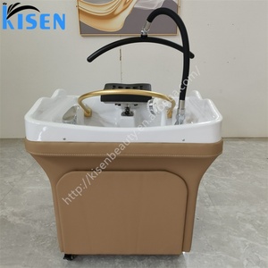 Lavabo Portátil para Champú Kisen, Conexión a Tuberías de Agua, Circulación de Agua, Terapia de Vapor, Ajustable para Salón - Product Image 5
