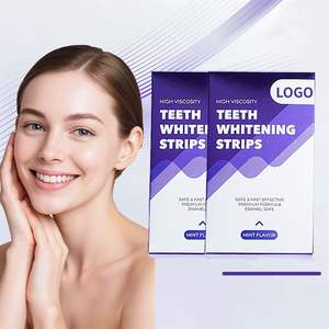 Bandes blanchissantes pour les dents Oem Bandes transparentes à la menthe Bandes blanchissantes pour les dents en U Bandes blanchissantes pour les dents en U - Product Image 1